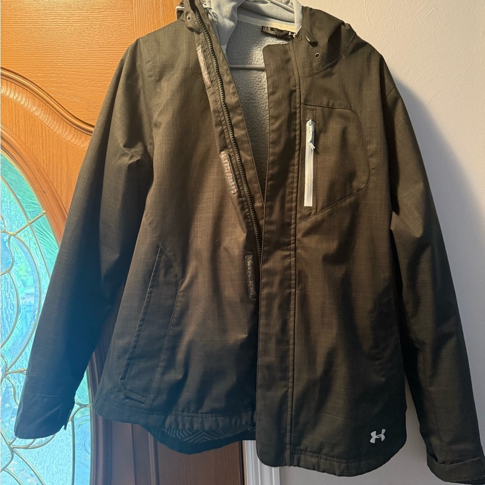 Under Armour Dark Gray Hooded Jacket